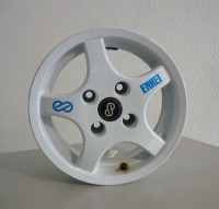 JOGO DE 4 JANTES ENKEI BRANCAS 5/5X13 4X108 Peugeot/Citroen